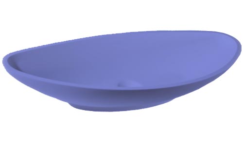 Раковина Gondola Синяя из искусственного камня на заказ